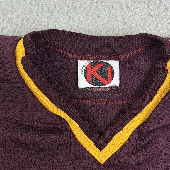 Vintage University of Minnesota Duluth Bulldogs Hockey Jersey K1 Sportswear Sz M - Picture 2 of 7